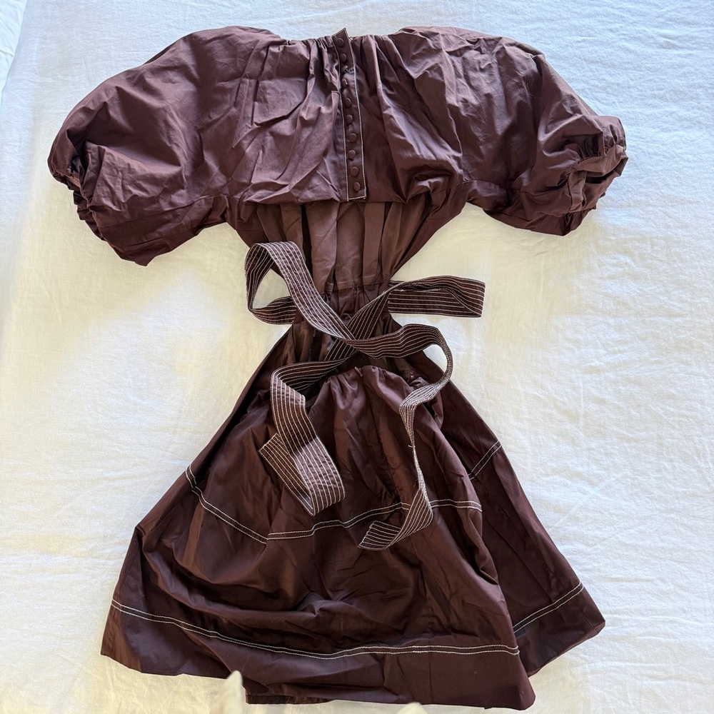 NWOT SOFIE THE LABEL Limit Cut Out Mini Dress - Mocha - Size S - Picture 5 of 9